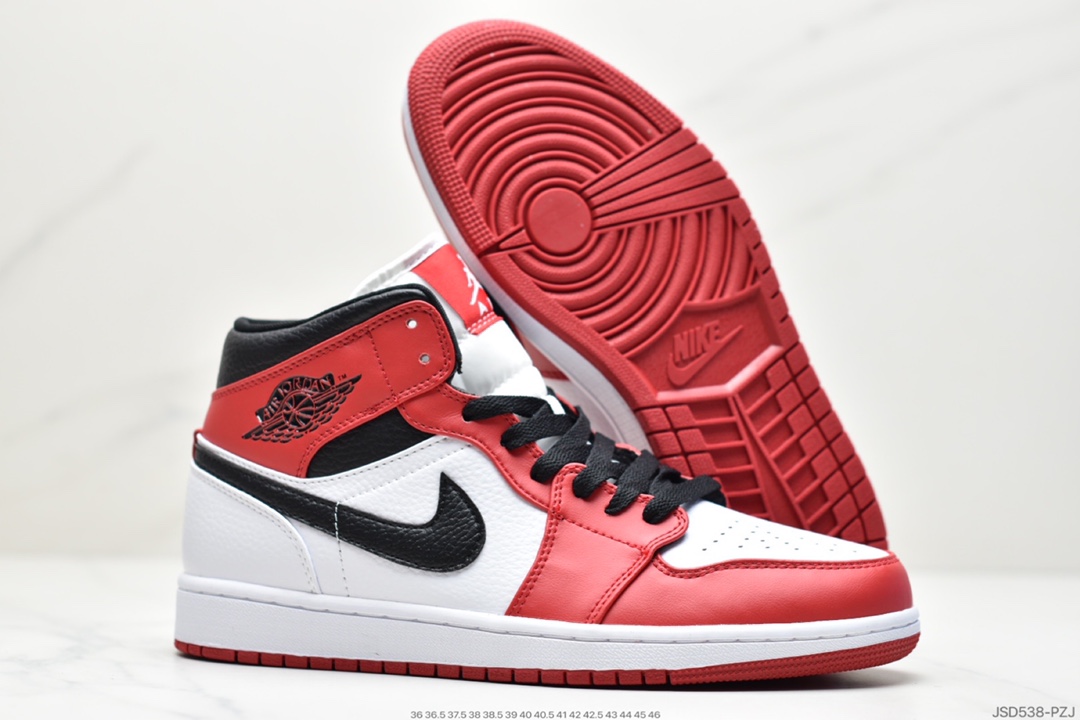 200 Air Jordan 1 Mid AJ1乔1中邦休闲板鞋 554724-117