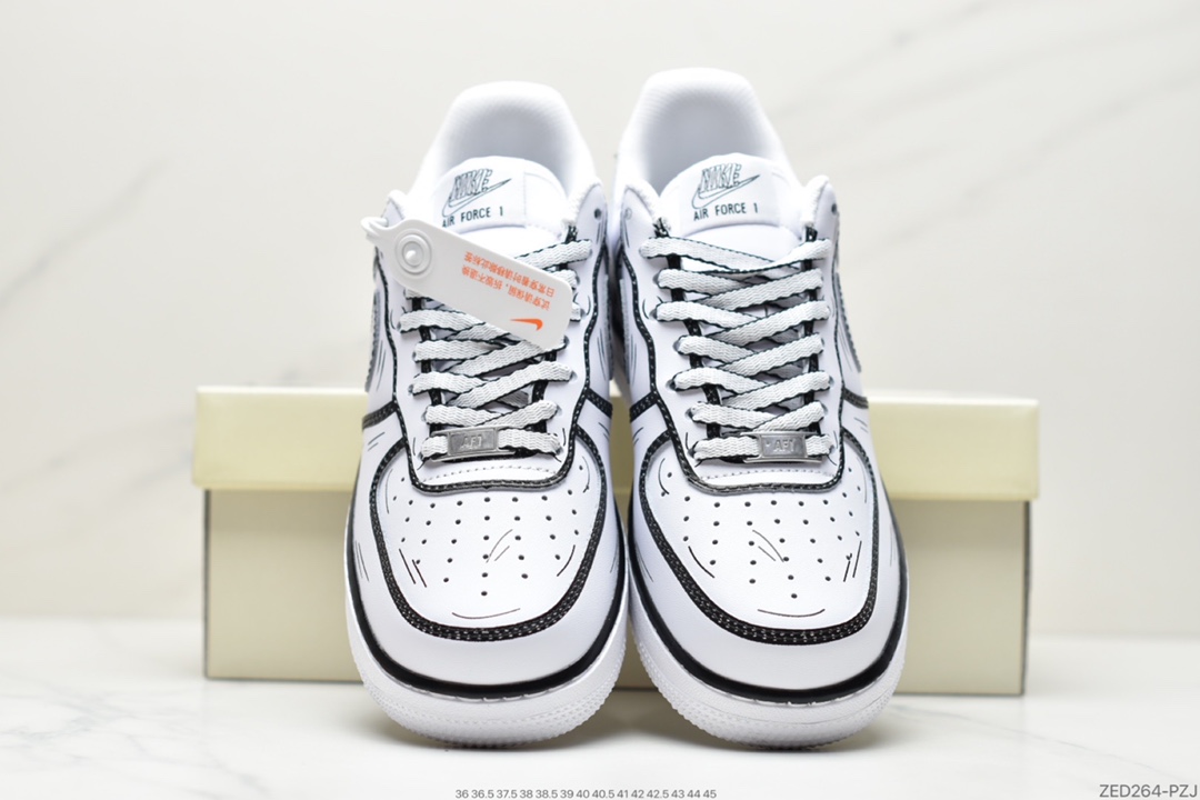 260 耐克Nike Air Force 1 Low  空军一号高帮百搭休闲运动板鞋DW2288