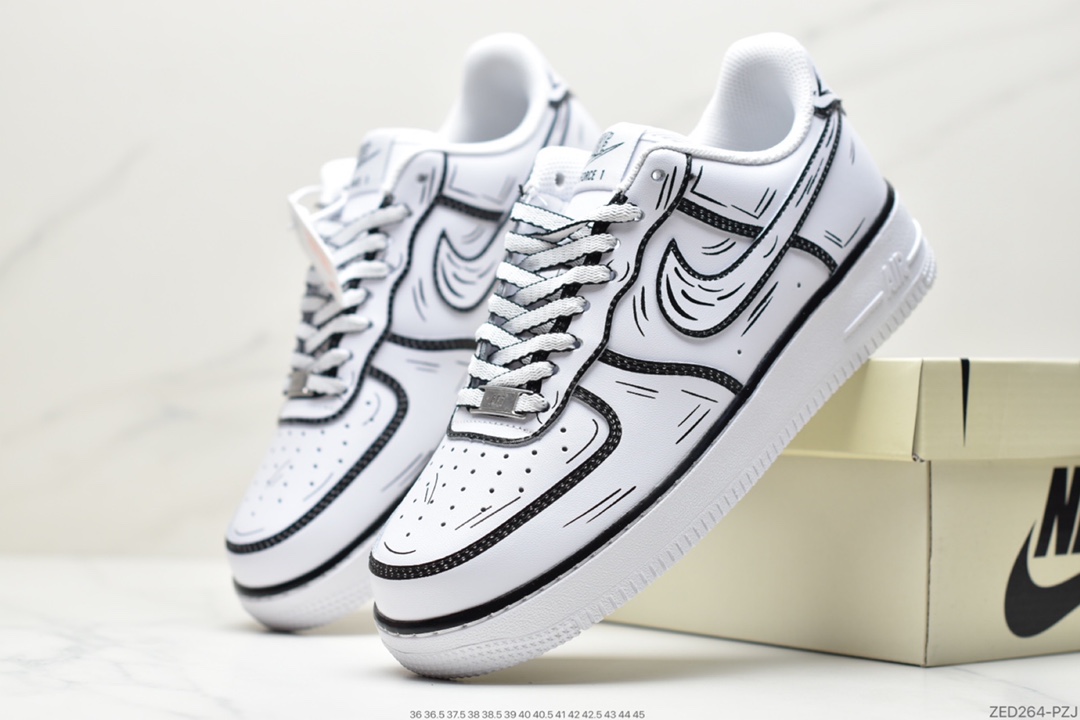 260 耐克Nike Air Force 1 Low  空军一号高帮百搭休闲运动板鞋DW2288
