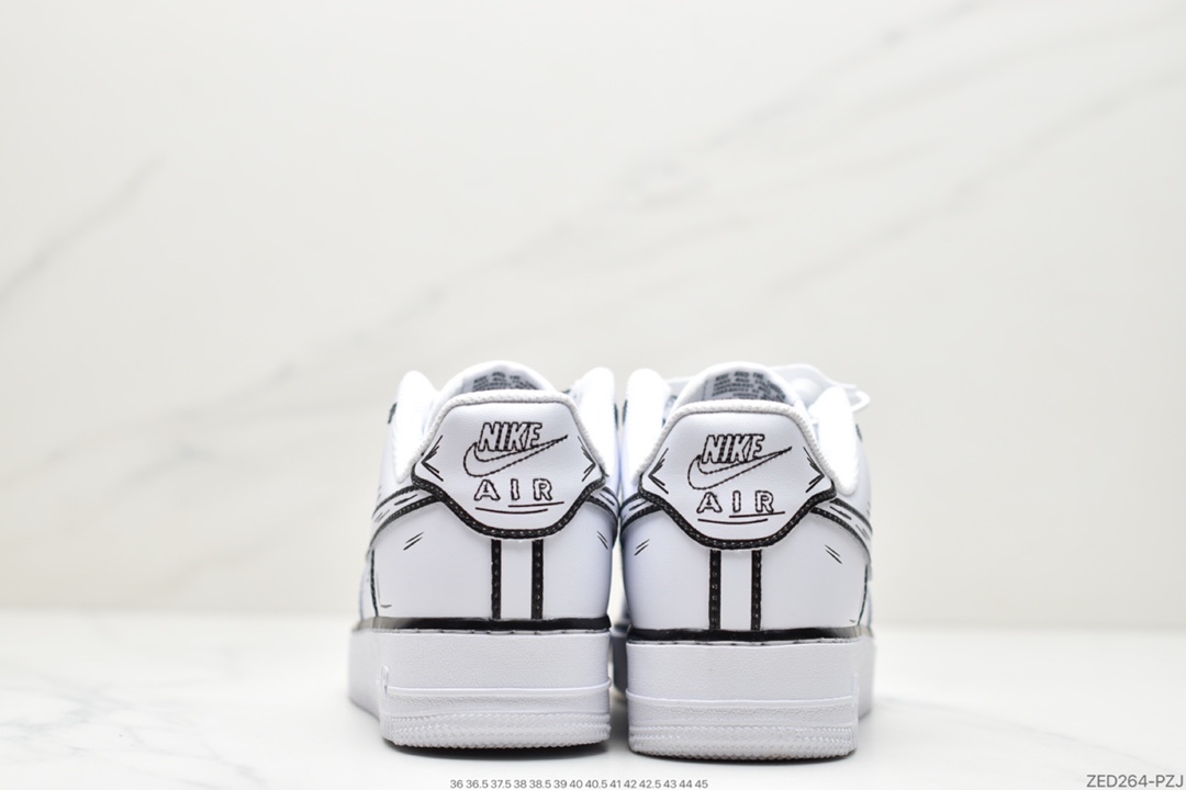 260 耐克Nike Air Force 1 Low  空军一号高帮百搭休闲运动板鞋DW2288