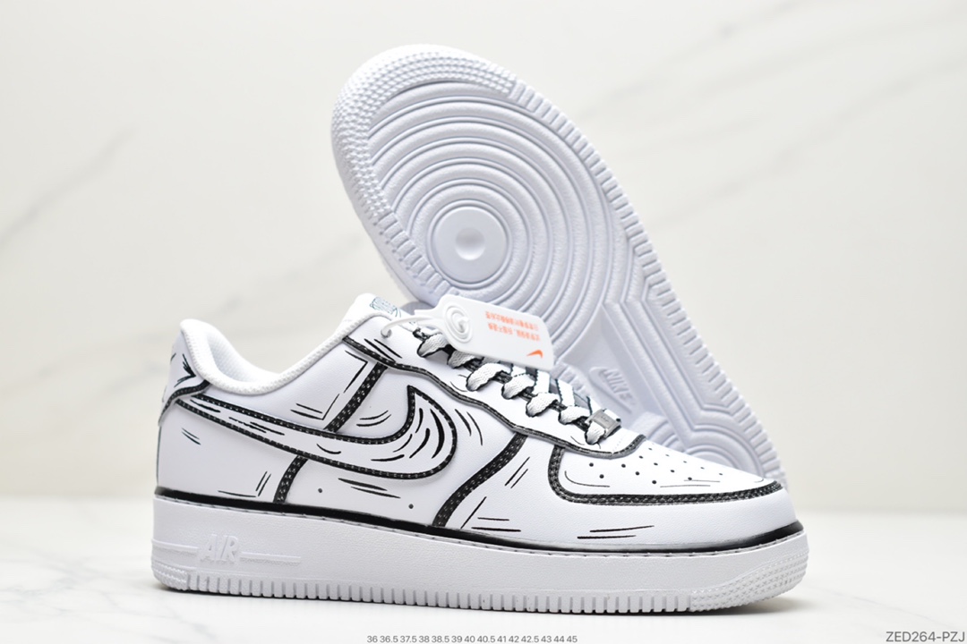 260 耐克Nike Air Force 1 Low  空军一号高帮百搭休闲运动板鞋DW2288