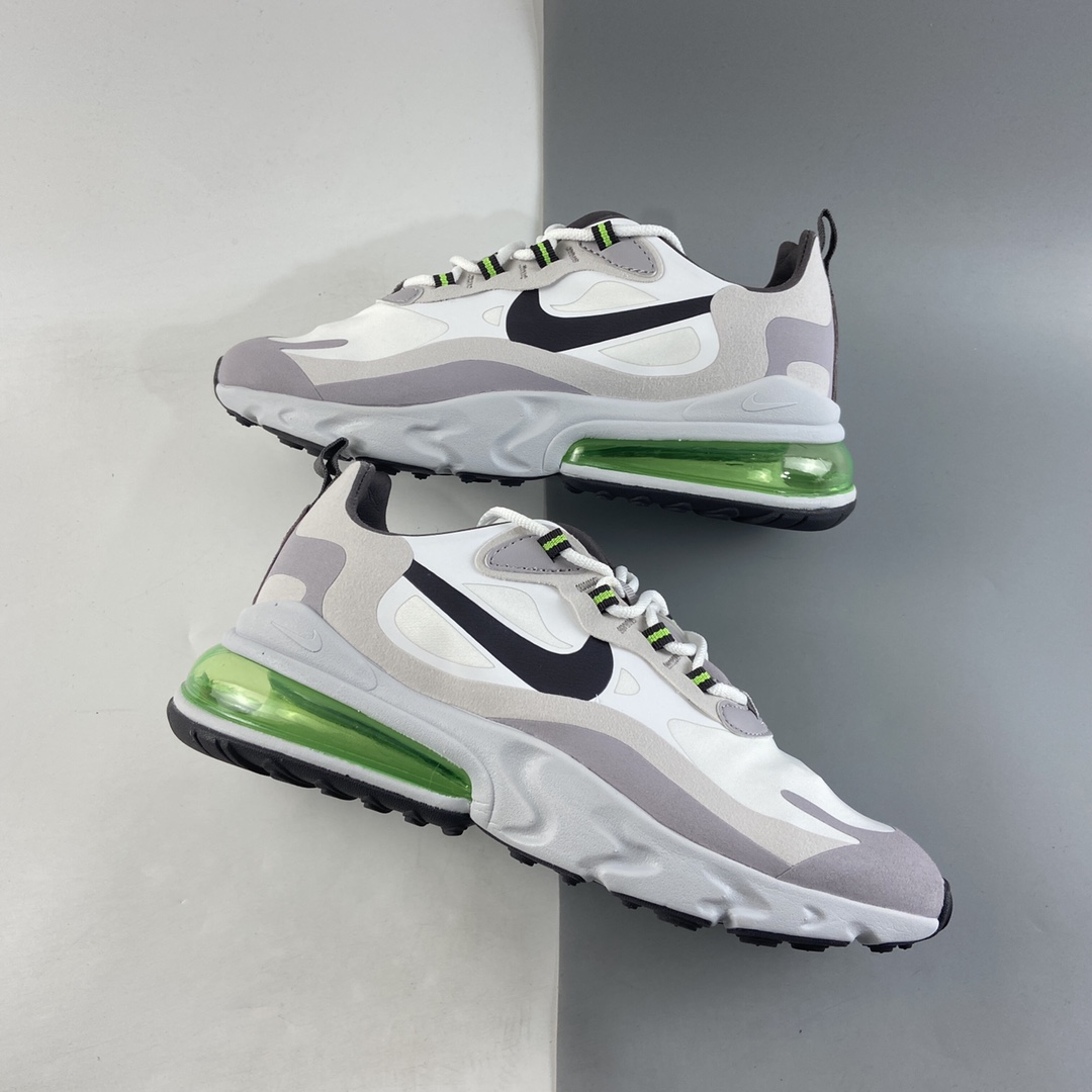 P180  NIKE Air Max 270 React 瑞亚赛车系列  CI3866-100