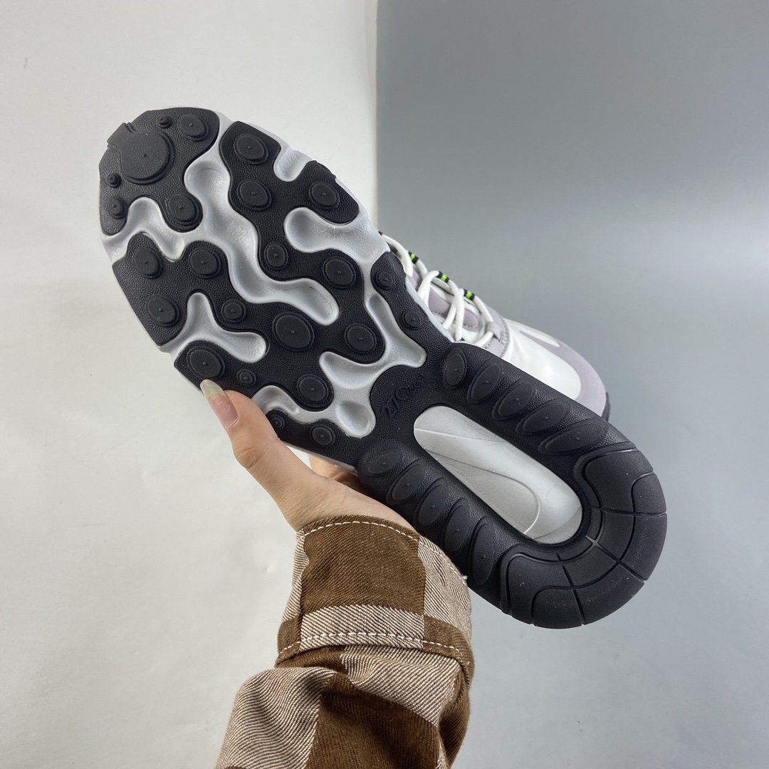 P180  NIKE Air Max 270 React 瑞亚赛车系列  CI3866-100