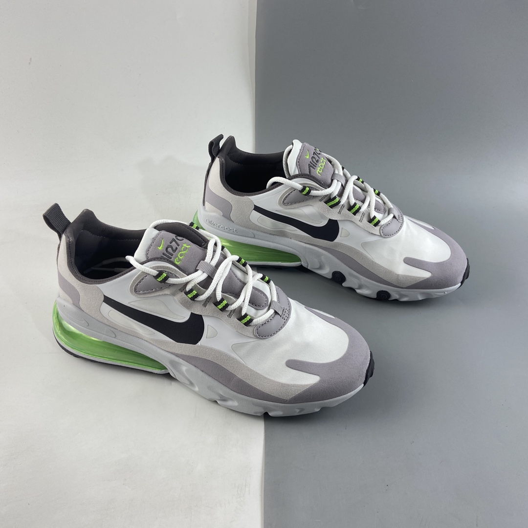 P180  NIKE Air Max 270 React 瑞亚赛车系列  CI3866-100