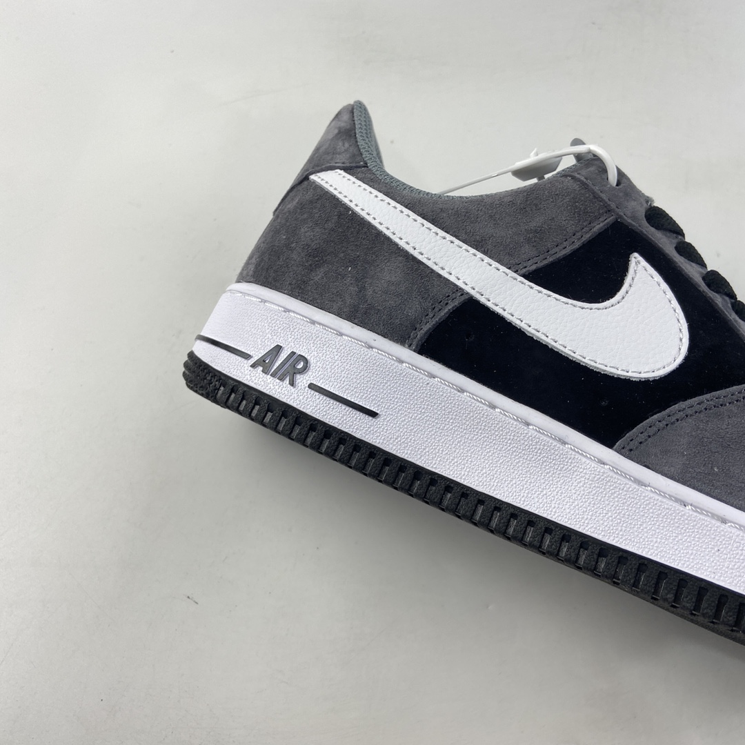 P240  NIKE Air Force 1’07 Low 暗黑灰麂皮配色 NT9966-336