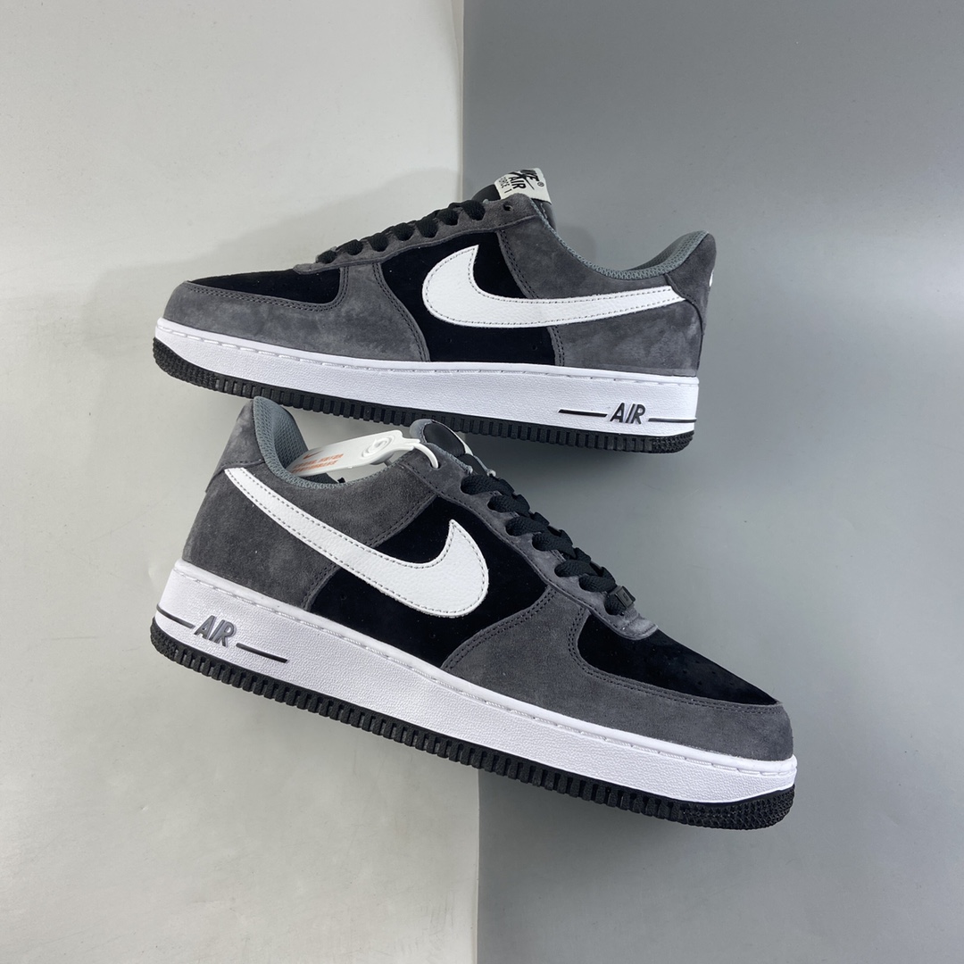 P240  NIKE Air Force 1’07 Low 暗黑灰麂皮配色 NT9966-336