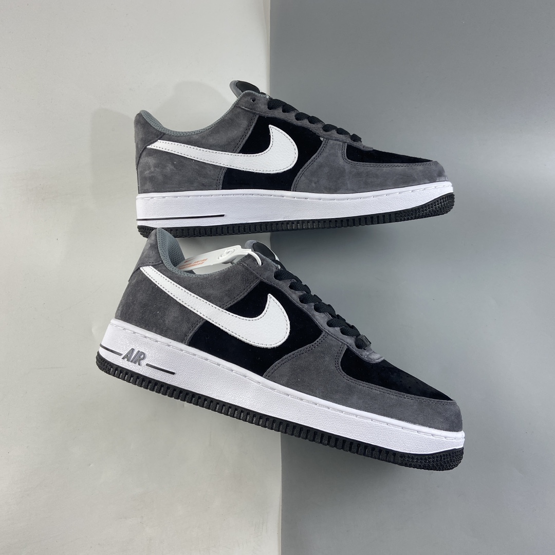 P240  NIKE Air Force 1’07 Low 暗黑灰麂皮配色 NT9966-336