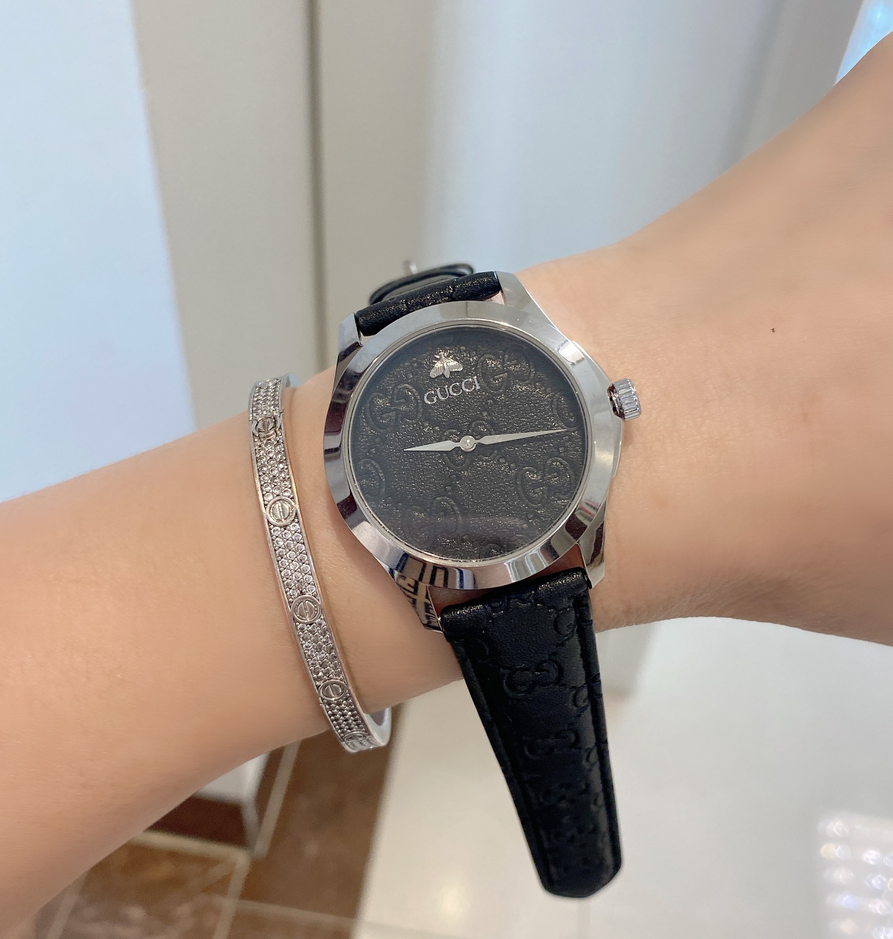 Women’s 316L Steel Wristwatch with Stone Core and Oxen Belt, 38mm Diameter - 图片 7