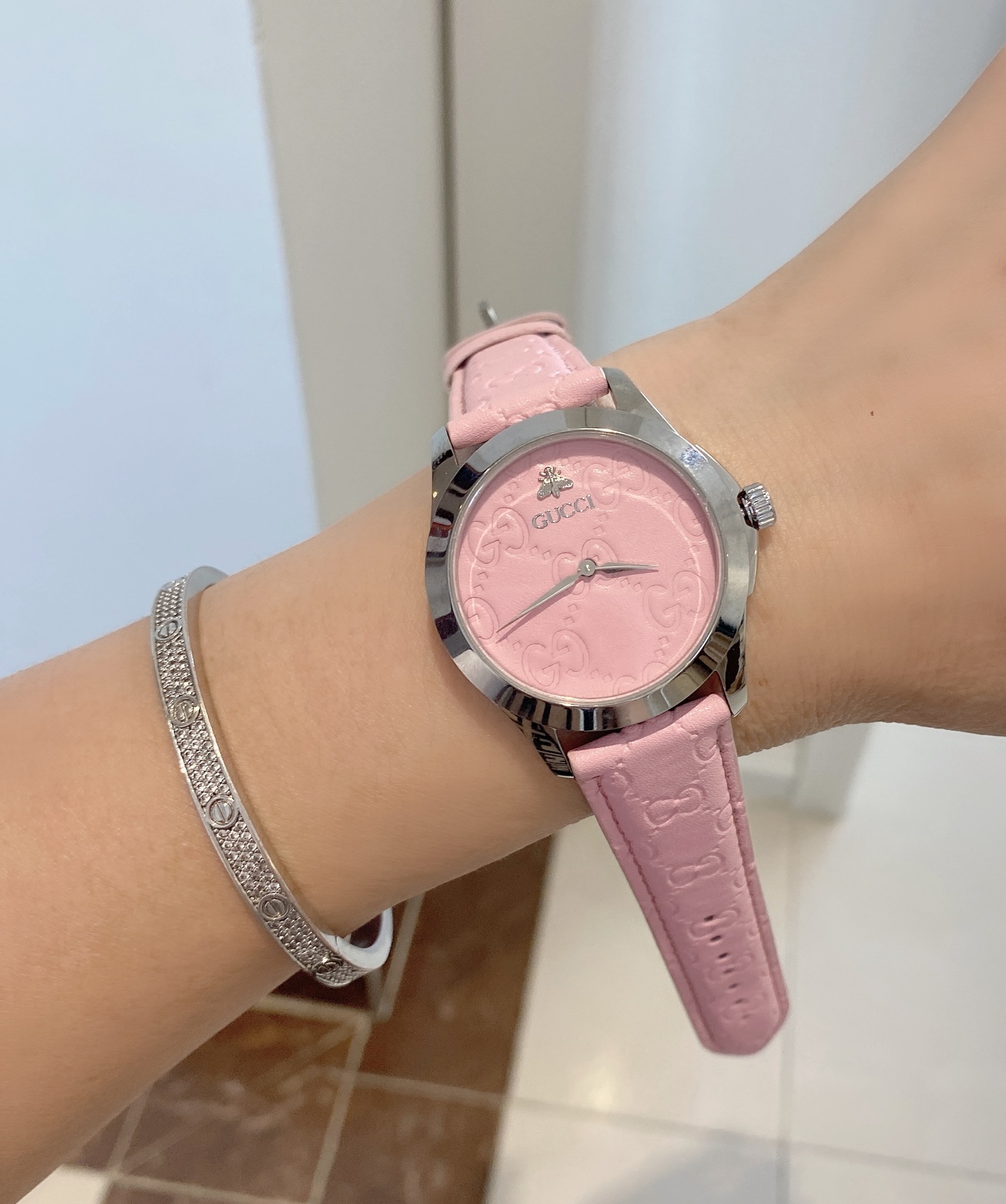 Women’s 316L Steel Wristwatch with Stone Core and Oxen Belt, 38mm Diameter - 图片 6