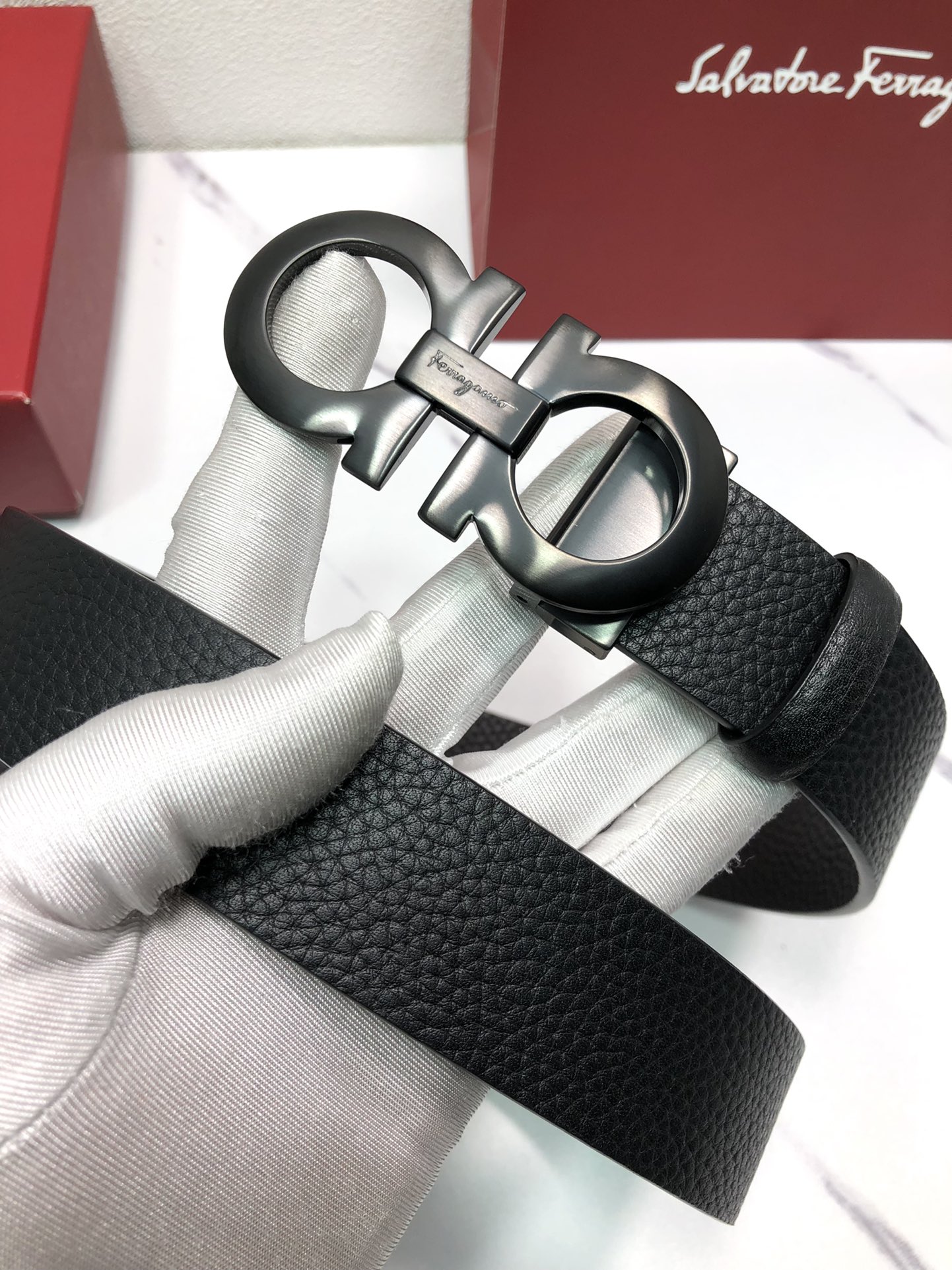 [Ferragamo Belts]Ferragamo: Original original double-sided first layer cowhide