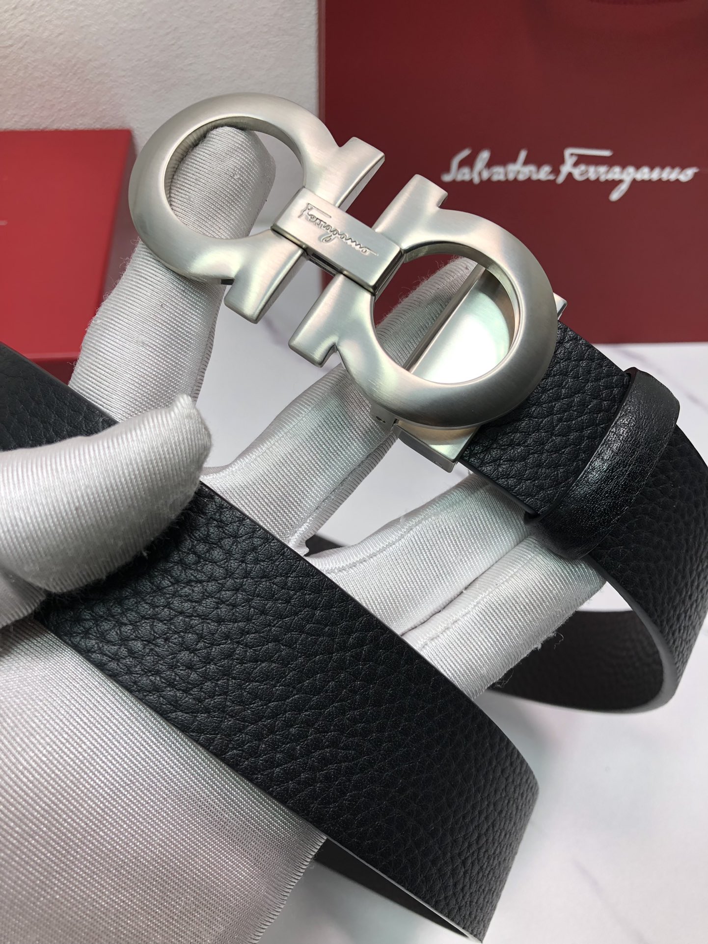 [Ferragamo Belts]Ferragamo: Original original double-sided first layer cowhide