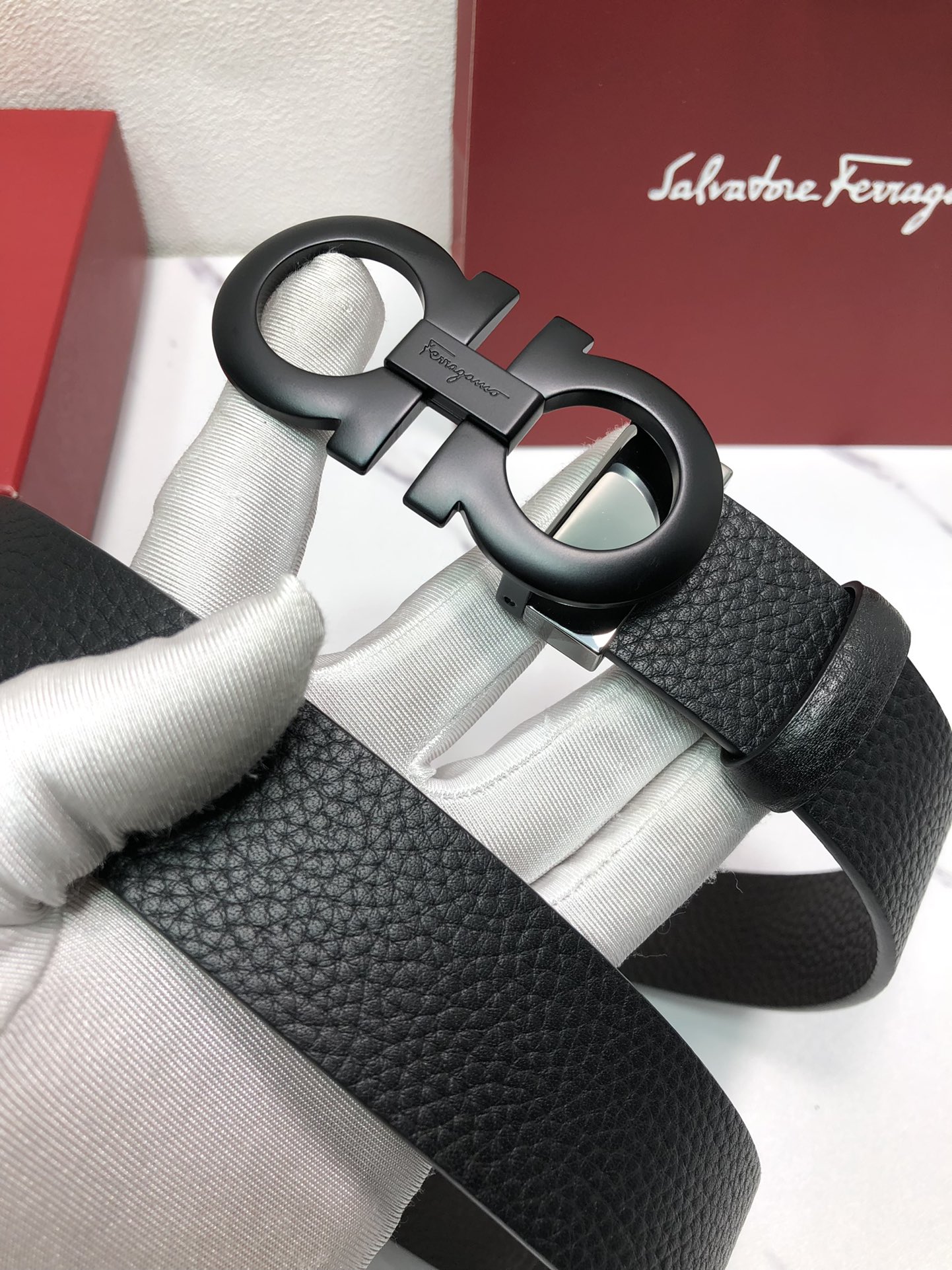 [Ferragamo Belts]Ferragamo: Original original double-sided first layer cowhide