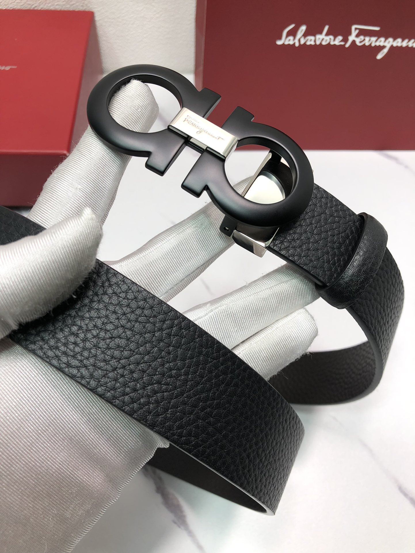 [Ferragamo Belts]Ferragamo: Original original double-sided first layer cowhide
