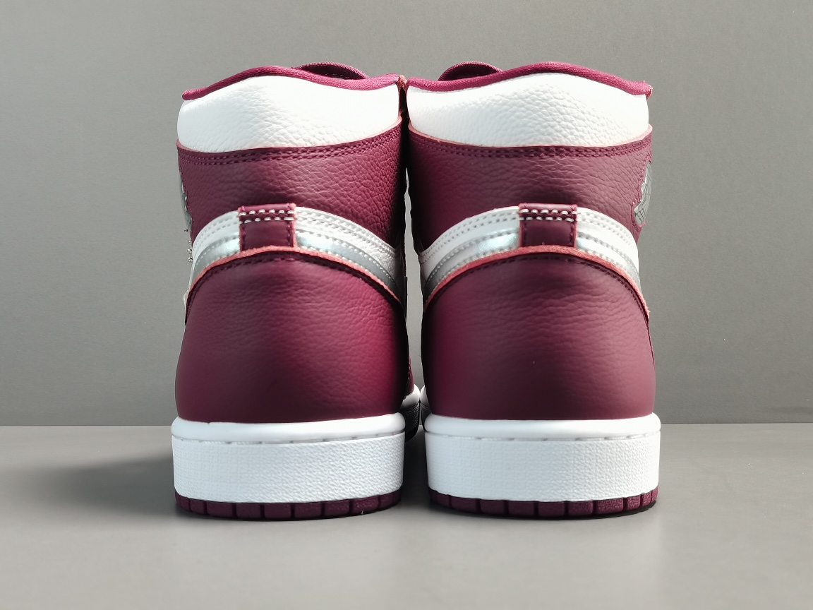 周年庆厂家优惠促销！纯原版顶级AJ1酒红色波尔多男女同款AirJordan1RetroHighOGBor