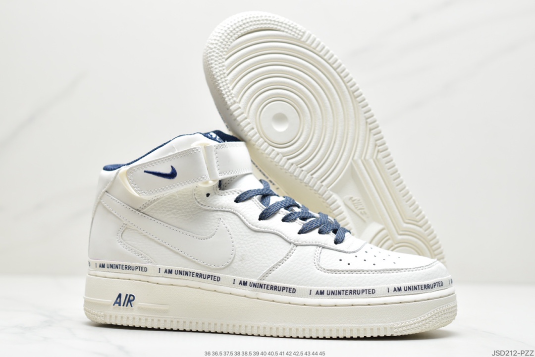 200 耐克Nike Air Force 1 MID’07 三方联名 空军一号AQ8017-001
