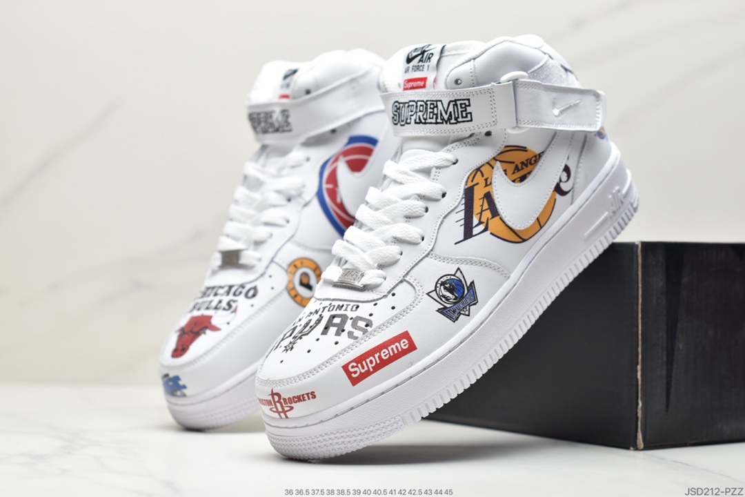 200 耐克Nike Air Force 1 MID’07 三方联名 空军一号AQ8017-001