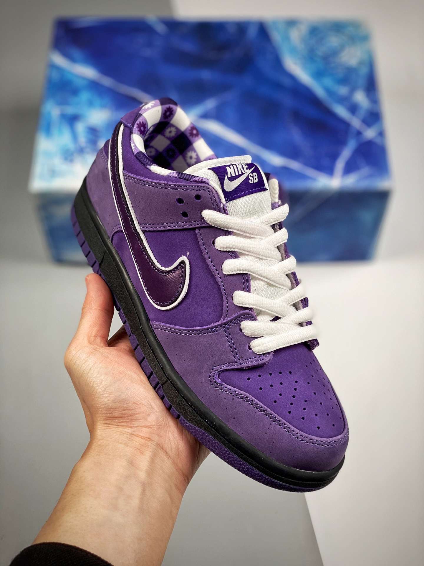 NK SB Dunk Low Pro OG Púrpura Langosta, Púrpura Black Garen, producción original de fábrica grande, lanzamiento inicial…