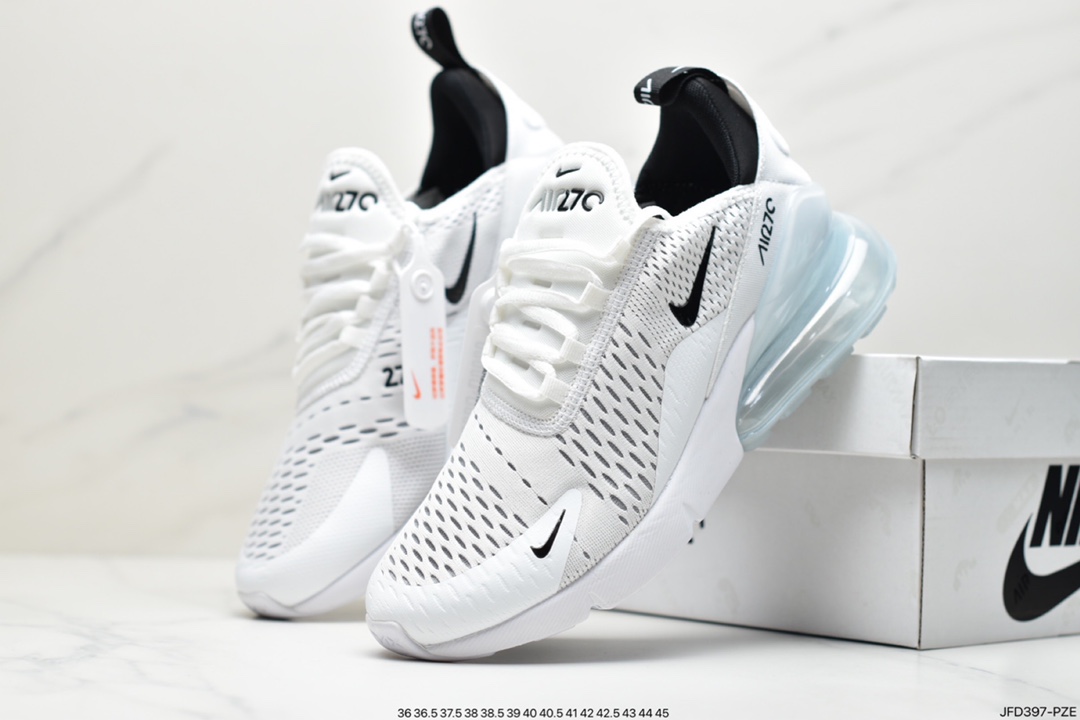 170 耐克Nike NIKE AIR MAX 270 FLYKNIT 混合科技 透气后掌半气垫慢跑鞋AH8050