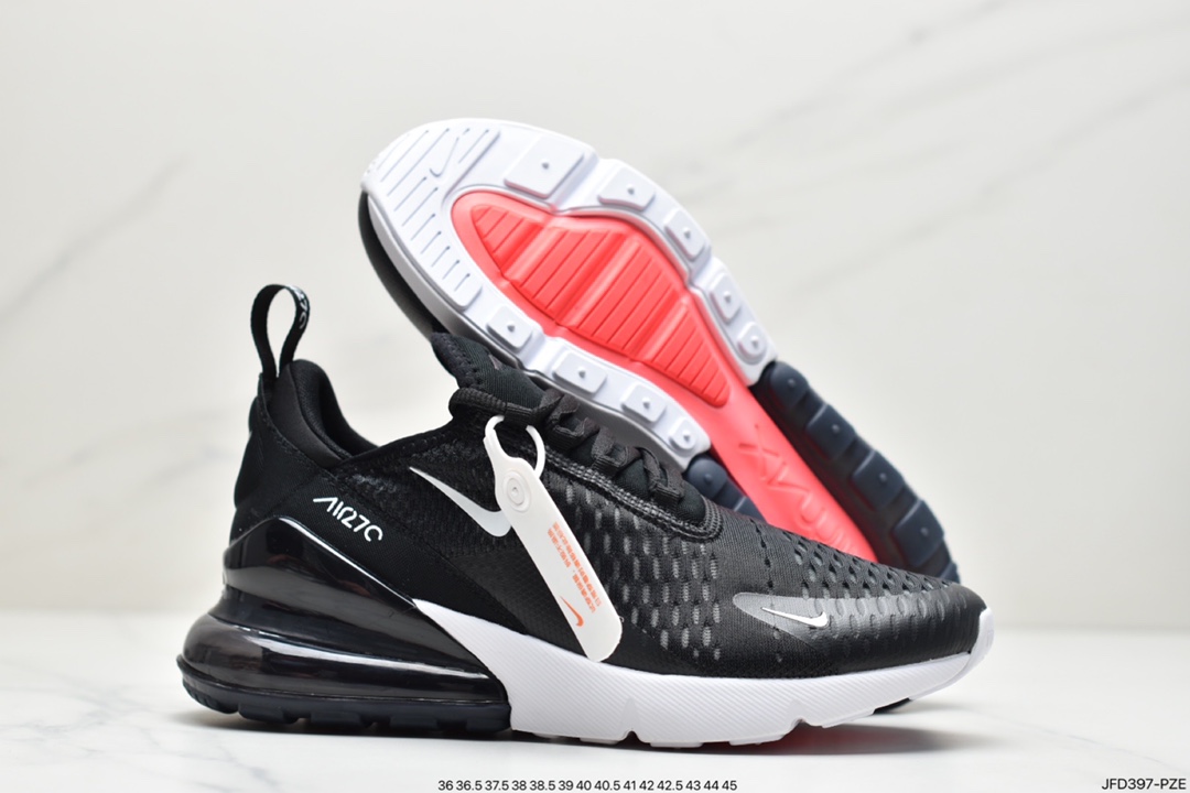 170 耐克Nike NIKE AIR MAX 270 FLYKNIT 混合科技 透气后掌半气垫慢跑鞋AH8050