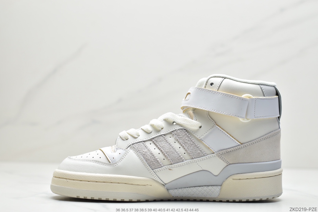 270 阿迪达斯运动鞋三叶草男子 FORUM 84 HIGH高帮绑带休闲鞋 HO2575