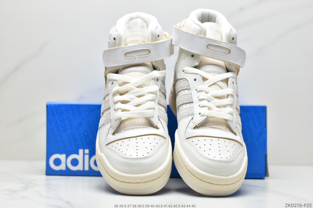 270 阿迪达斯运动鞋三叶草男子 FORUM 84 HIGH高帮绑带休闲鞋 HO2575