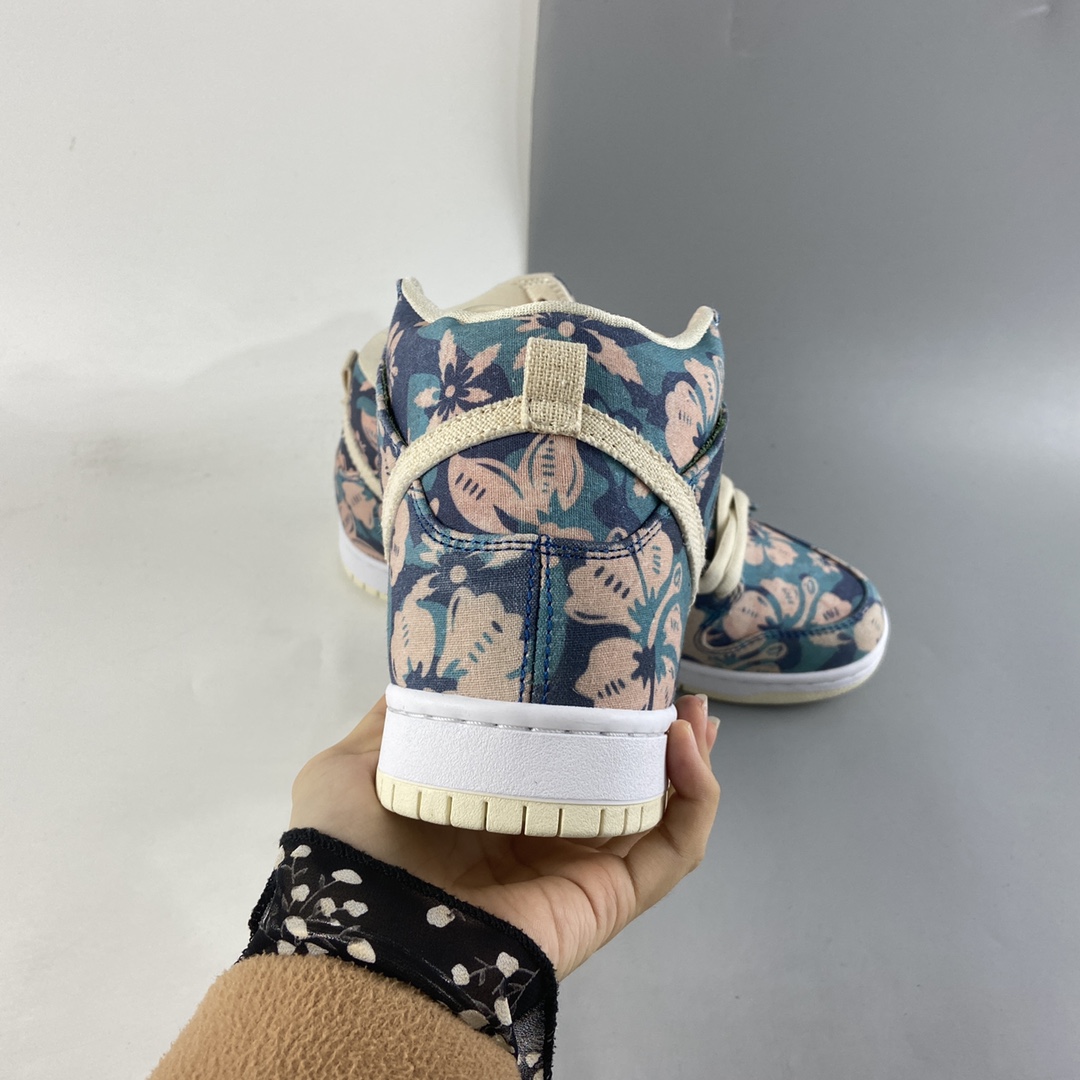 P400   NIKE SB Dunk High 夏威夷扣篮系列高帮休闲运动滑板鞋CZ2232-300