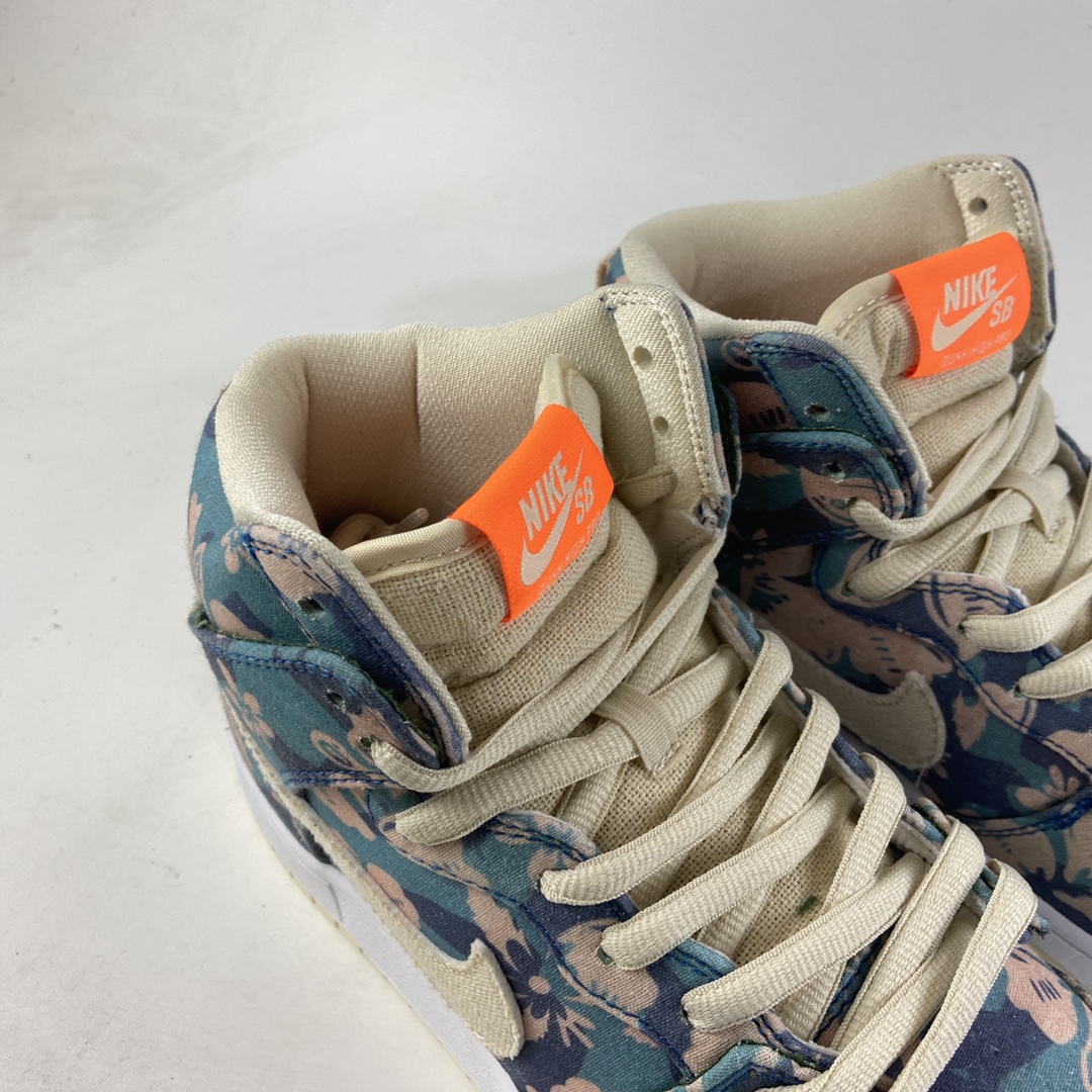 P400   NIKE SB Dunk High 夏威夷扣篮系列高帮休闲运动滑板鞋CZ2232-300