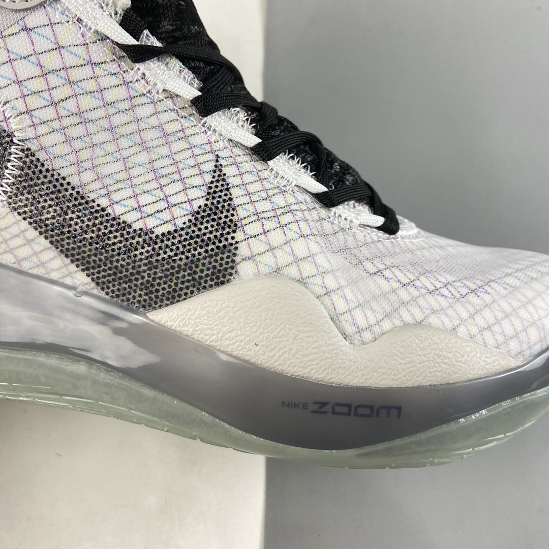 P240  NIKE Zoom KD12 Team Pack 白灰荧光 耐克杜兰特12代篮球鞋 CN9518-100