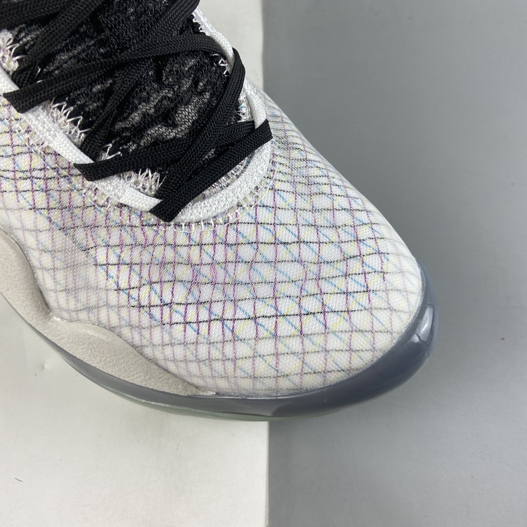 P240  NIKE Zoom KD12 Team Pack 白灰荧光 耐克杜兰特12代篮球鞋 CN9518-100