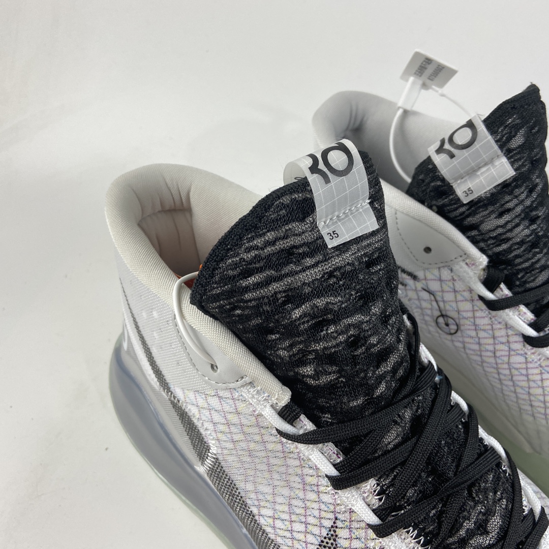 P240  NIKE Zoom KD12 Team Pack 白灰荧光 耐克杜兰特12代篮球鞋 CN9518-100