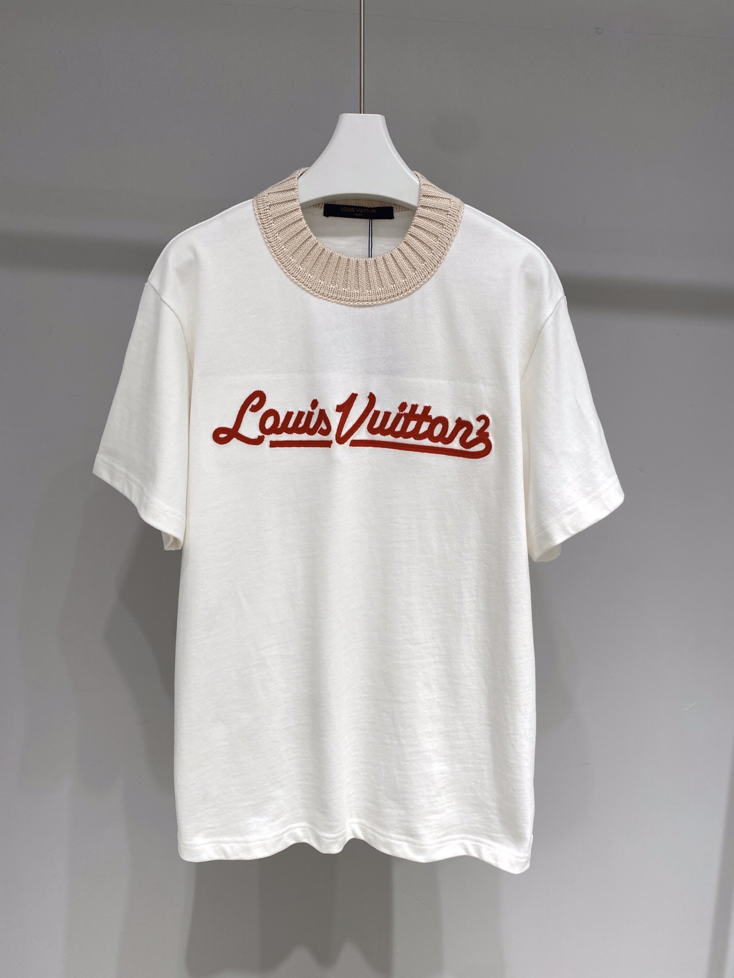 LV X Nigo Embroidered Mockneck tee Mens Fashion Tops  Sets Tshirts   Polo Shirts on Carousell
