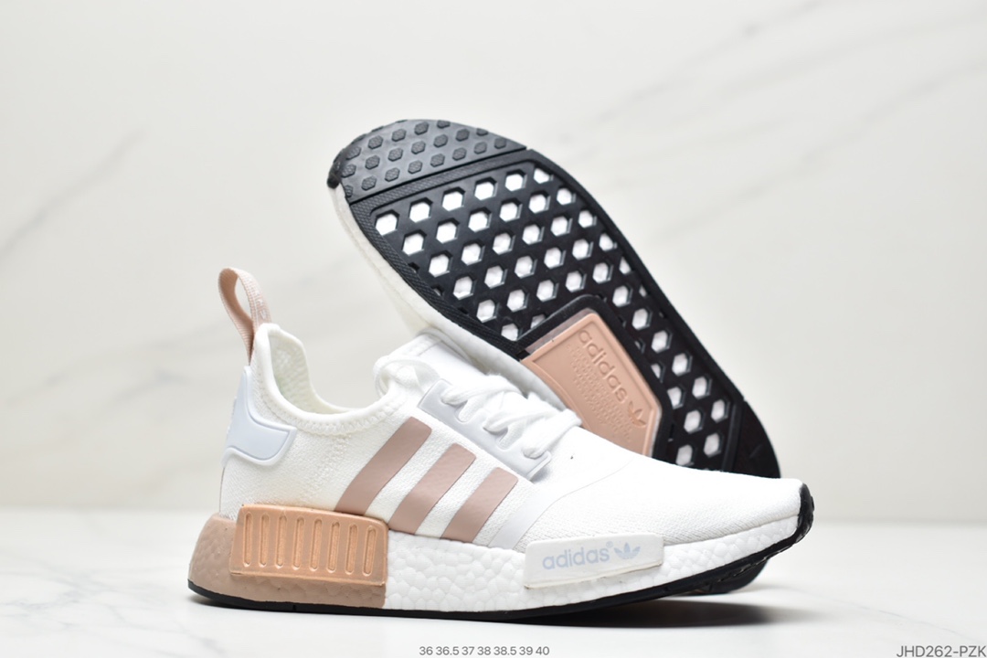 190 Adidas Boost NMD  R1 系列 弹力针鞋织面 EG5662 FV2475