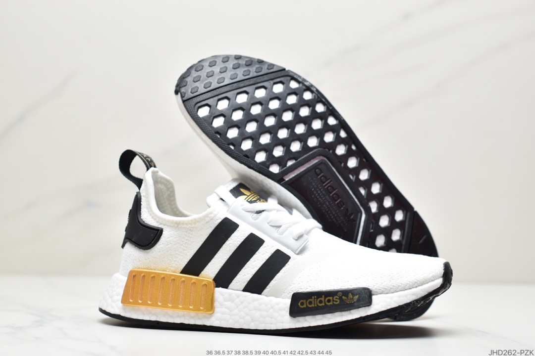 190 Adidas Boost NMD  R1 系列 弹力针鞋织面 EG5662 FV2475