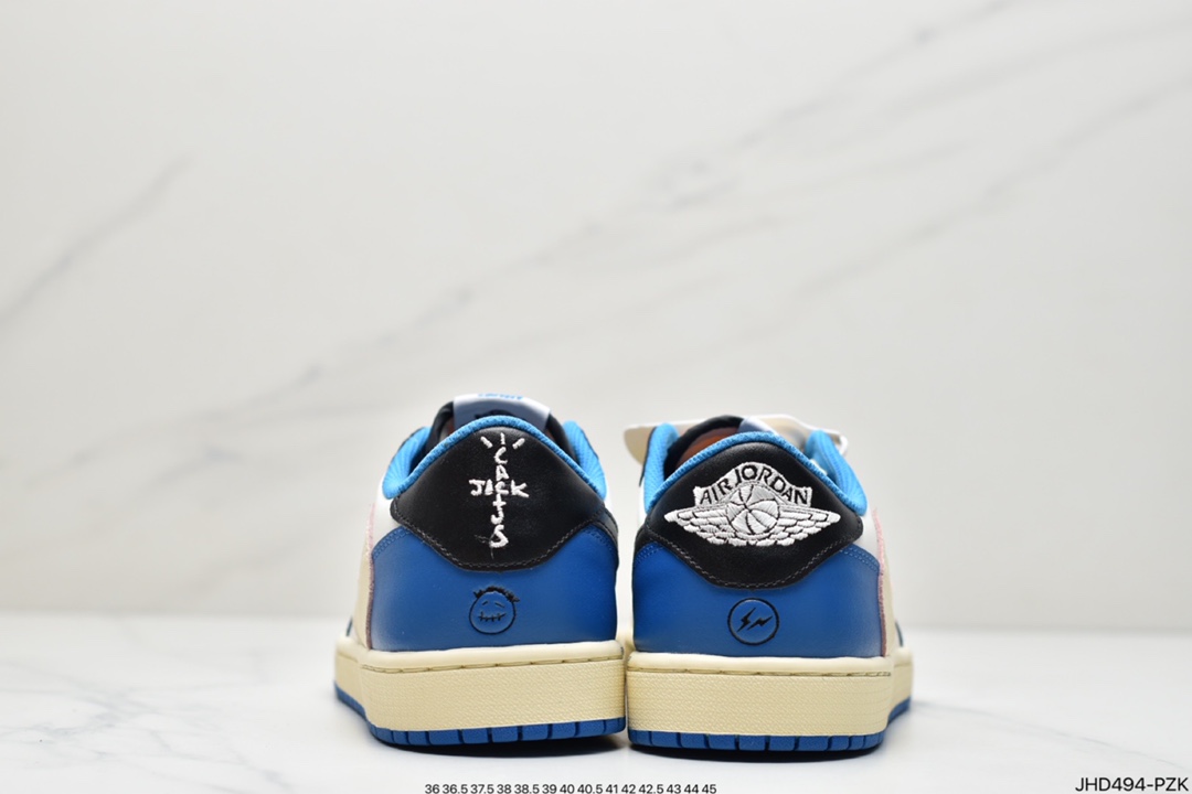 190 倒钩低帮Travis Scott x Air Jordan 1 Low AJ1倒勾低帮 CQ4278-001
