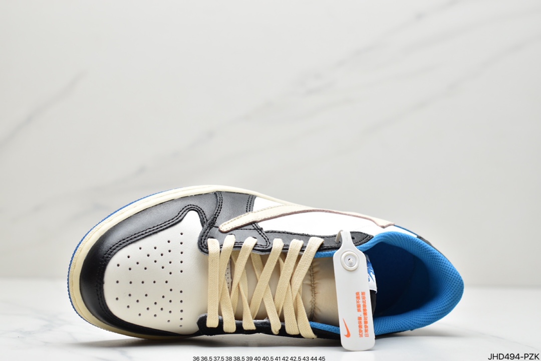190 倒钩低帮Travis Scott x Air Jordan 1 Low AJ1倒勾低帮 CQ4278-001