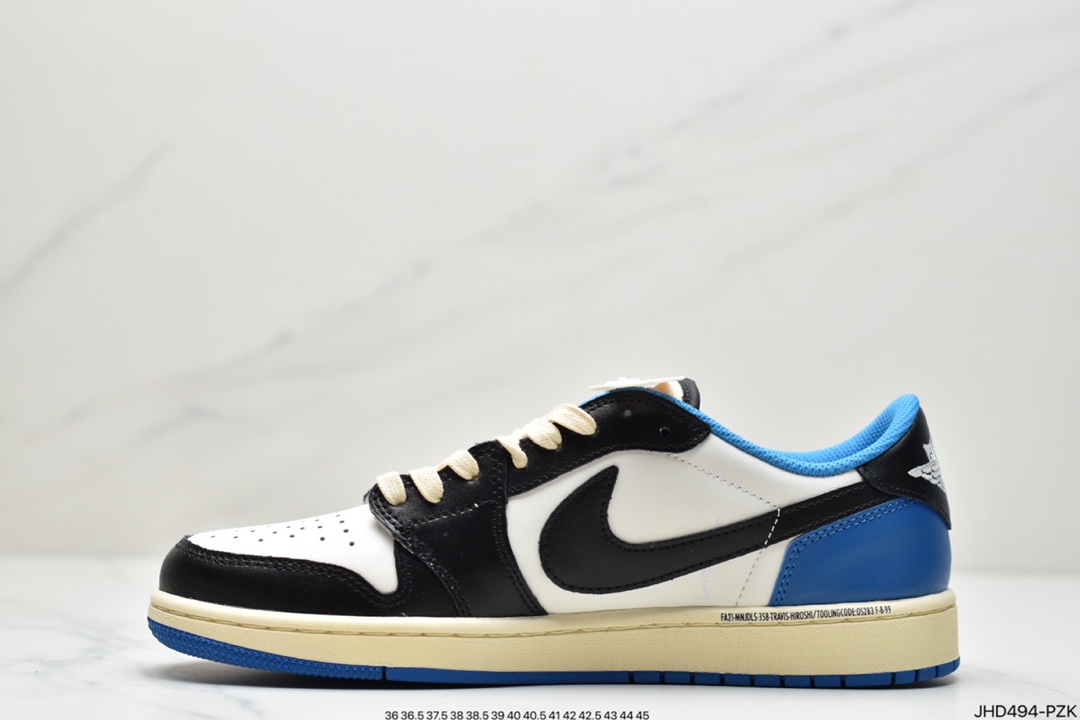 190 倒钩低帮Travis Scott x Air Jordan 1 Low AJ1倒勾低帮 CQ4278-001
