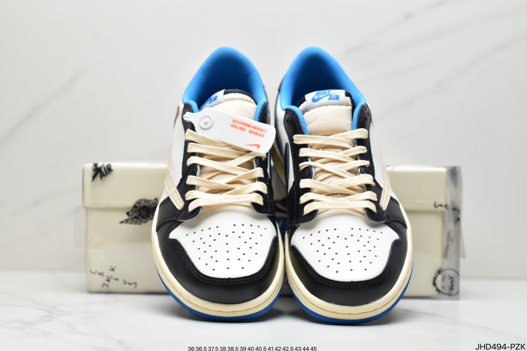 190 倒钩低帮Travis Scott x Air Jordan 1 Low AJ1倒勾低帮 CQ4278-001