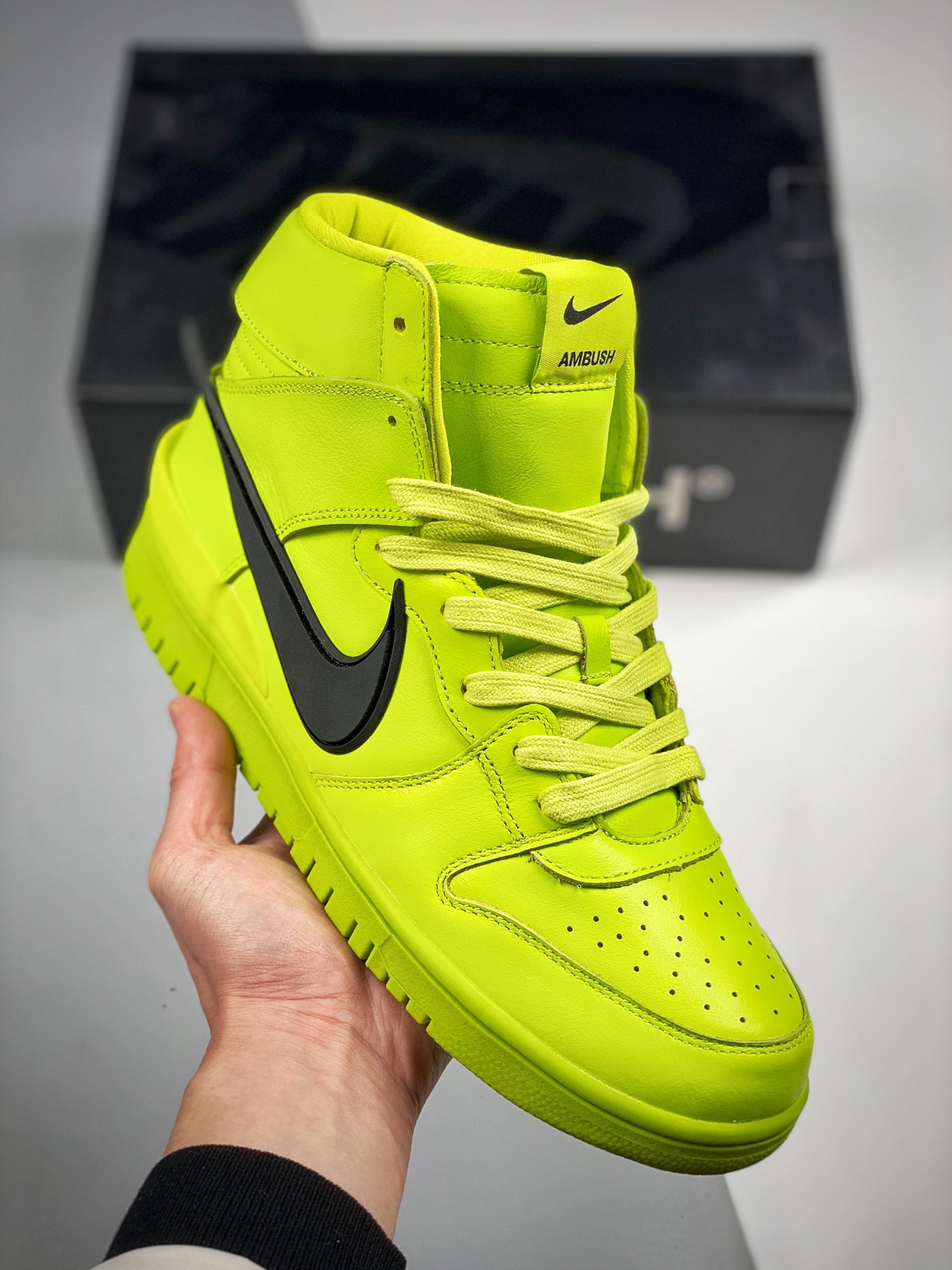 AMBUSH x NK SB Dunk "Cosmic Fuchsia" amarillo limón, lima, producción original de fábrica grande❗️ #Etiqueta tejida de …