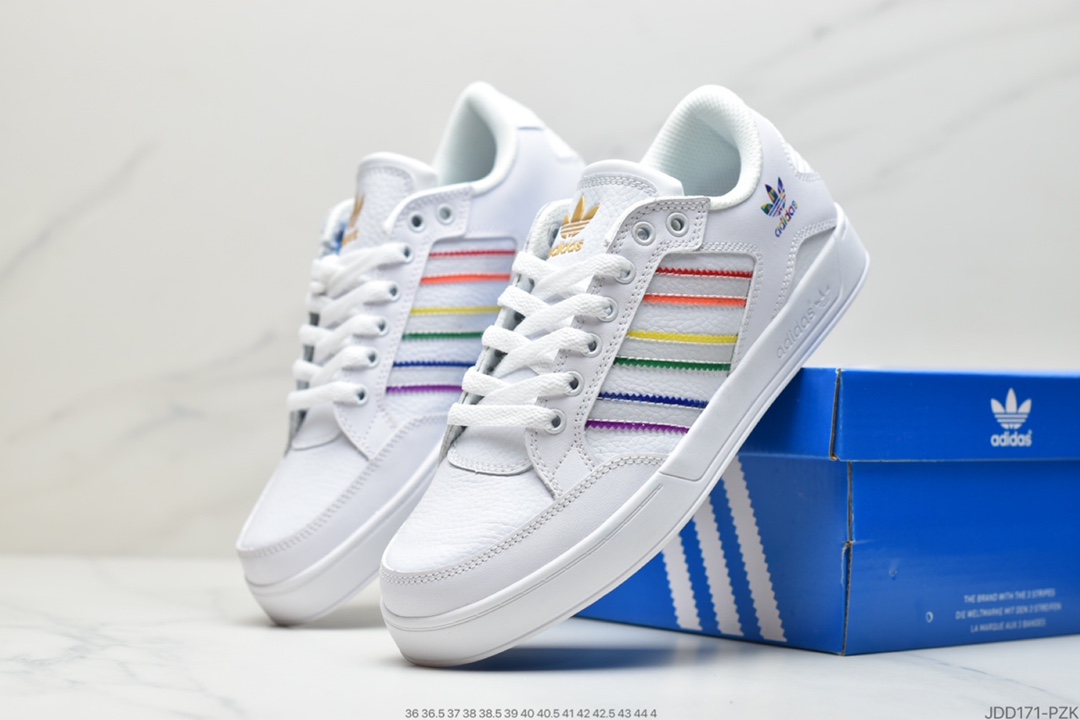 120 阿迪达斯Adidas Hardcourt Low 白彩色渐变复古潮流板鞋FX0625-莆田鞋,莆田鞋货源,高仿鞋,高仿鞋货源,安福档口,莆田高仿鞋,莆田鞋批发,高仿鞋批发,莆田高仿运动鞋,高仿运动鞋,莆田运动鞋 120 阿迪达斯Adidas Hardcourt Low 白彩色渐变复古潮流板鞋FX0625