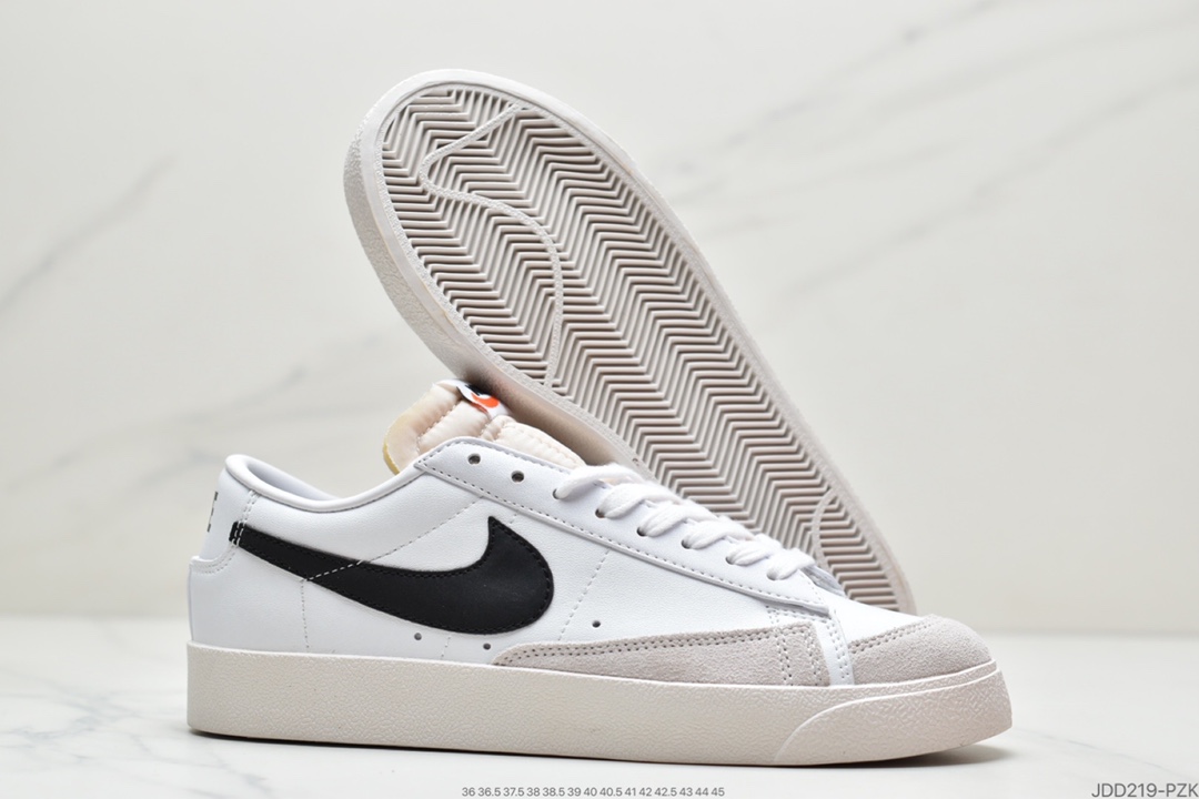 120 耐克开拓者低帮系列Nike W Blazer002 Mid Vintage Suede 复古经典开拓者 CD9318-100