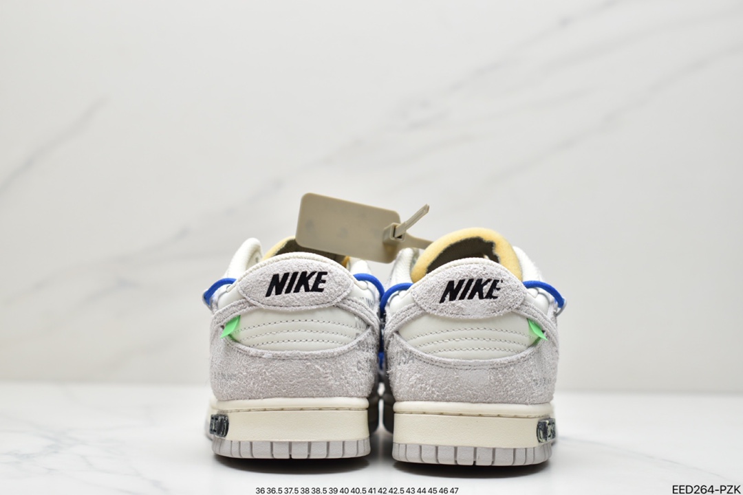 370 Off-White x Nike Dunk Low NO.3白鞋带 DM1602-118