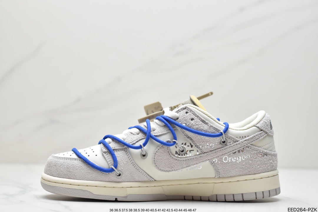 370 Off-White x Nike Dunk Low NO.3白鞋带 DM1602-118