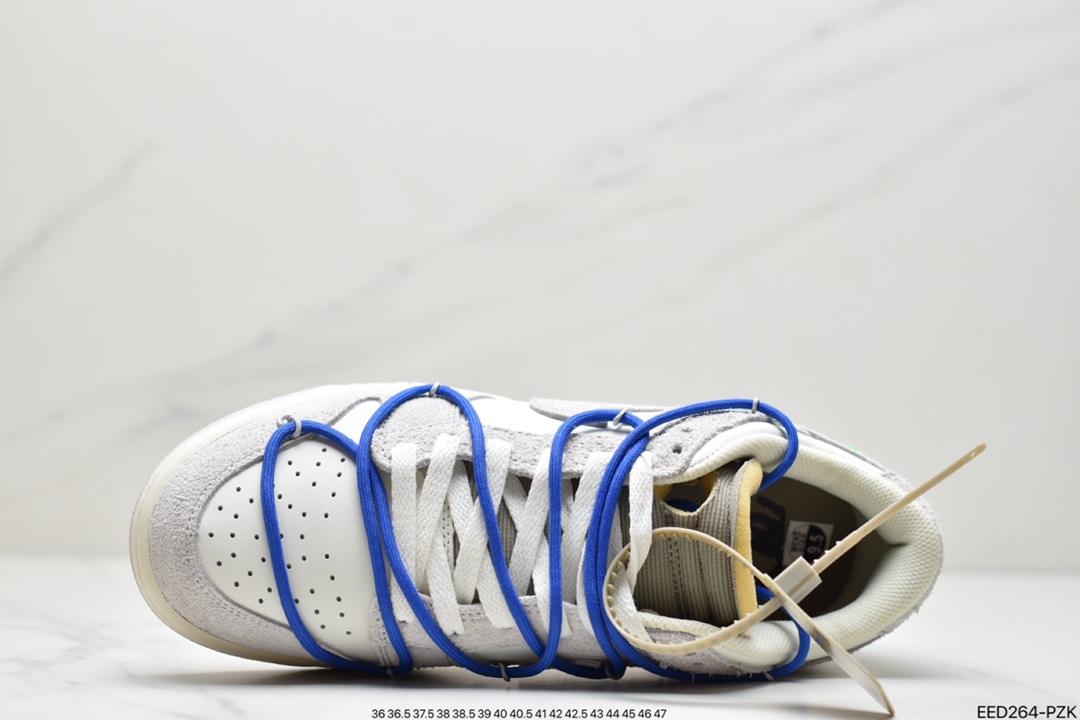370 Off-White x Nike Dunk Low NO.3白鞋带 DM1602-118
