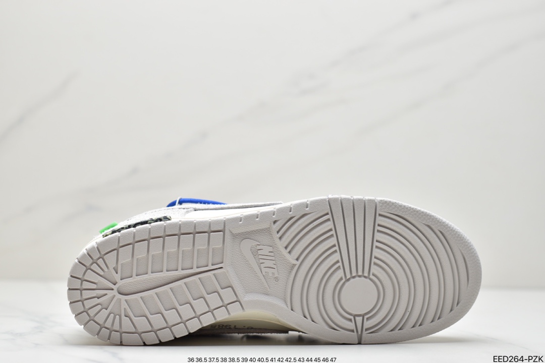 370 Off-White x Nike Dunk Low NO.3白鞋带 DM1602-118