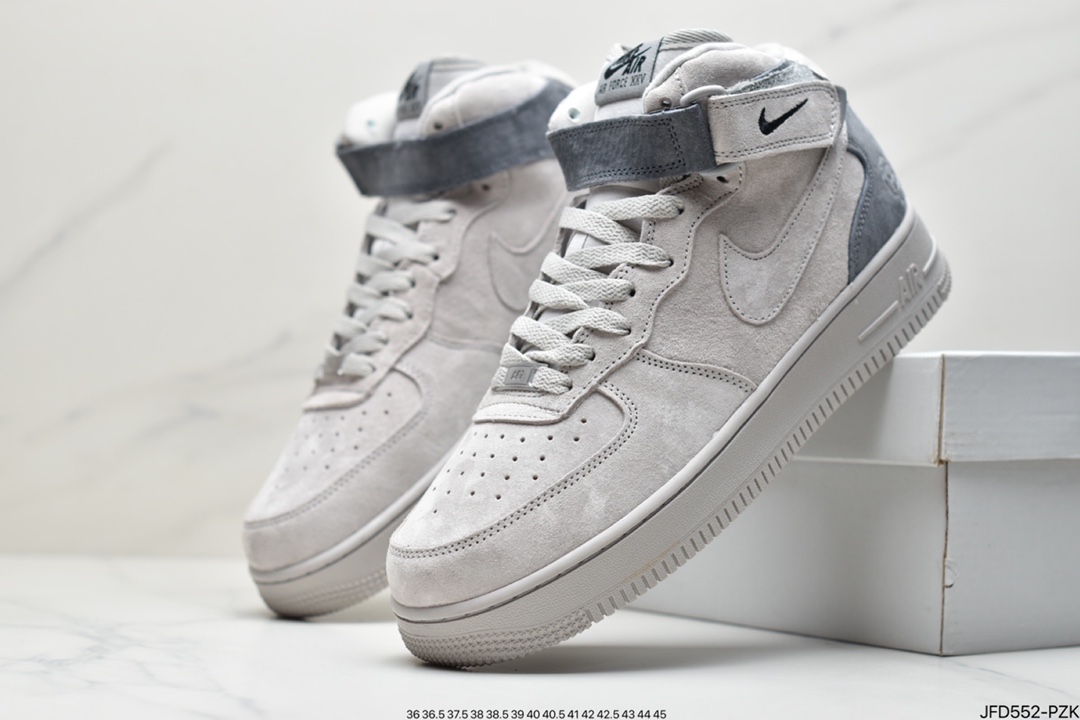 170 空军卫冕冠军联名款 Nike Air Force1 Mid x Reigning Champ 空军一号低帮运动休闲板鞋 AA1117-118