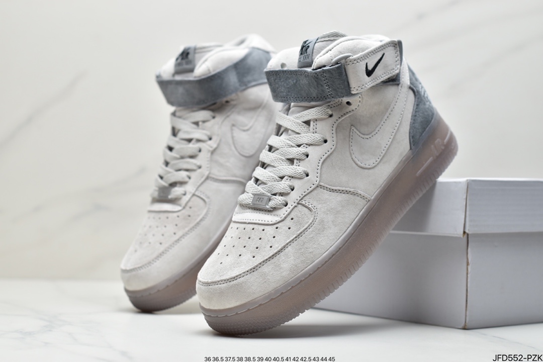 170 空军卫冕冠军联名款 Nike Air Force1 Mid x Reigning Champ 空军一号低帮运动休闲板鞋 AA1117-118