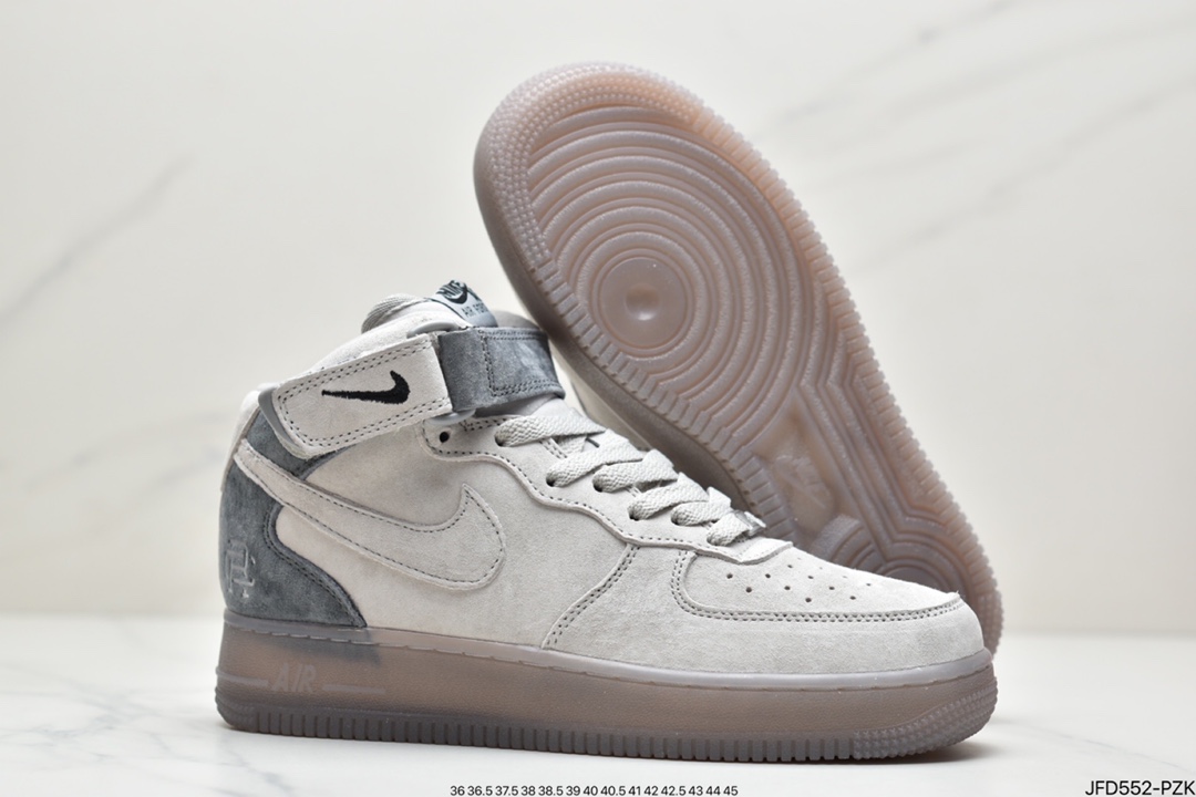 170 空军卫冕冠军联名款 Nike Air Force1 Mid x Reigning Champ 空军一号低帮运动休闲板鞋 AA1117-118
