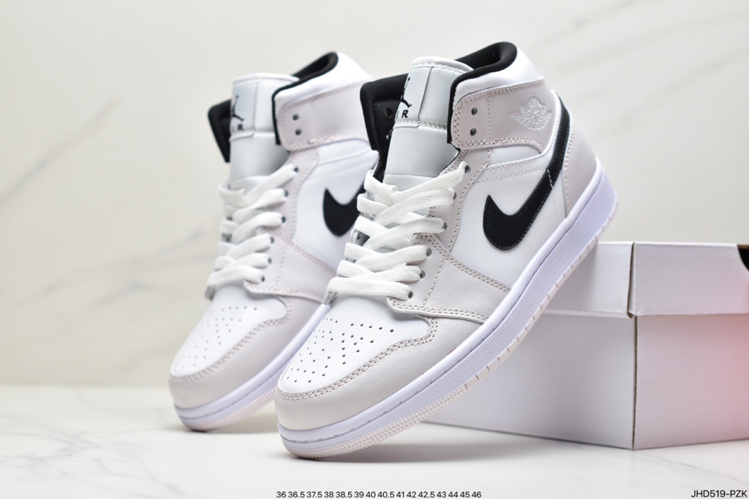 190 Air Jordan 1 Mid “Coconut Milk” 奶白色 BQ6472-121