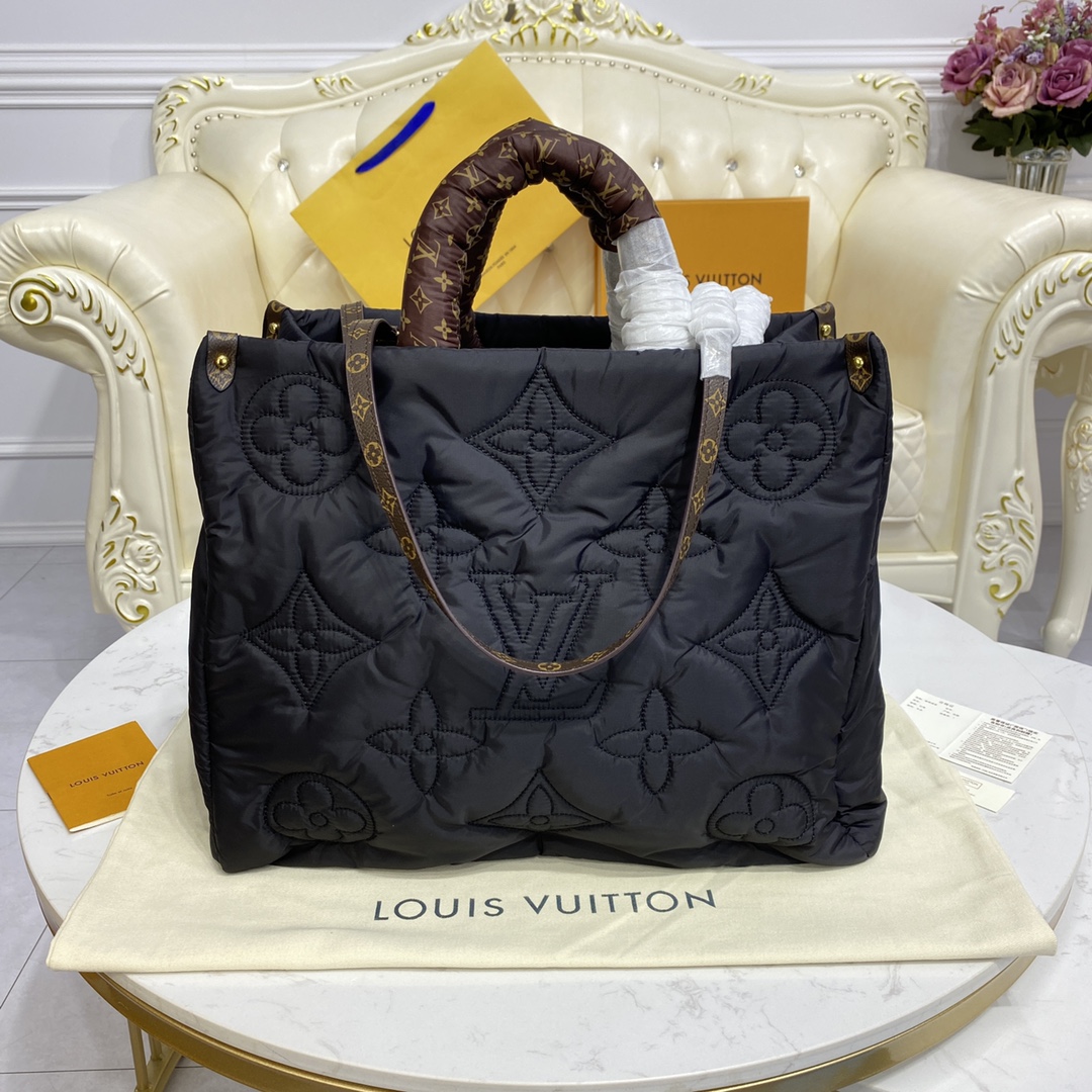 Top Quality Website
 Louis Vuitton LV Onthego Bags Handbags Black Embroidery m59005