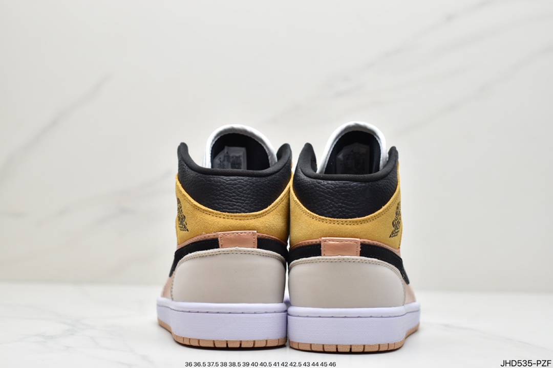 190 Air Jordan 1 Mid SE“Particle Beige”岩茶古铜配色DD2224-200